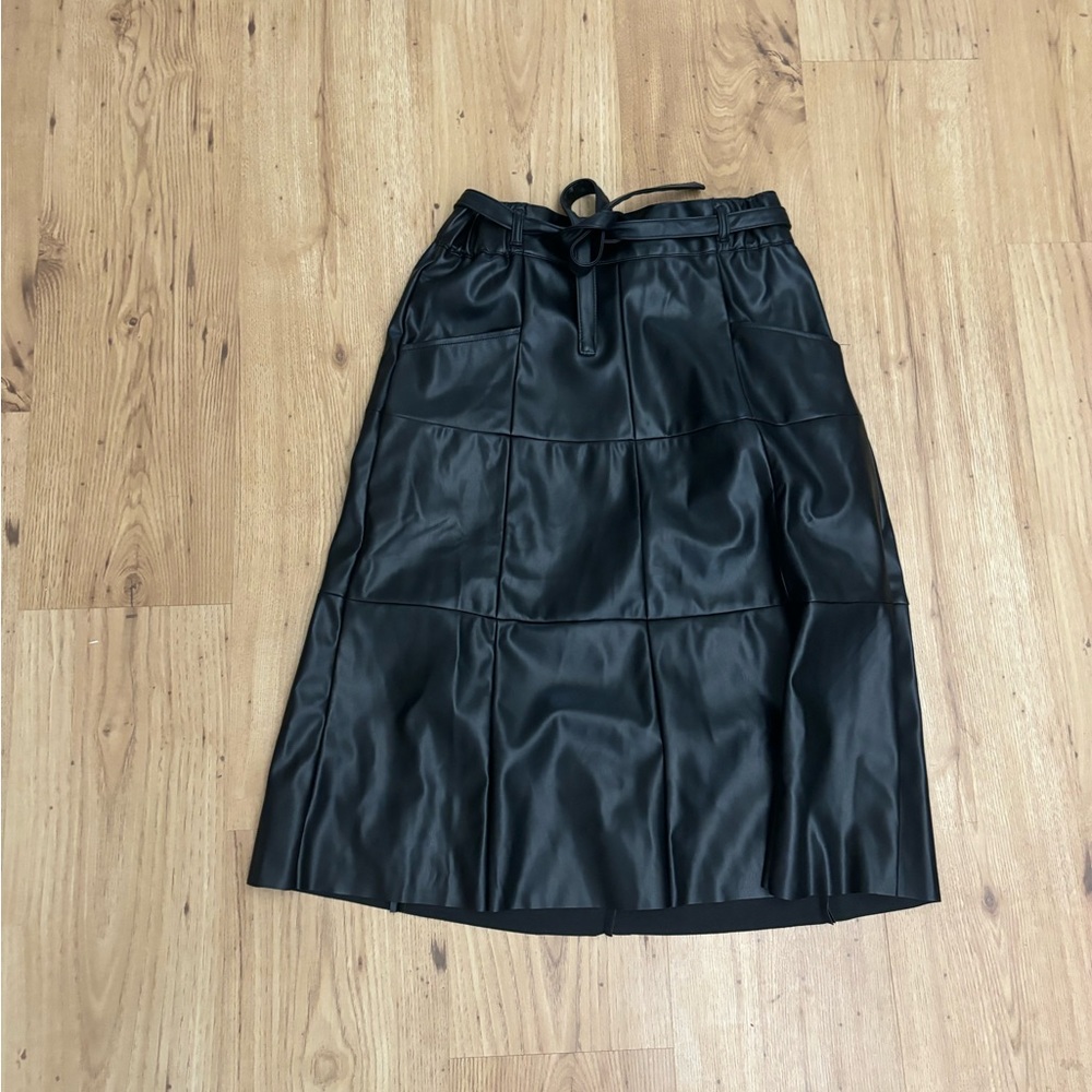 Cato Maxi Leather Skirt